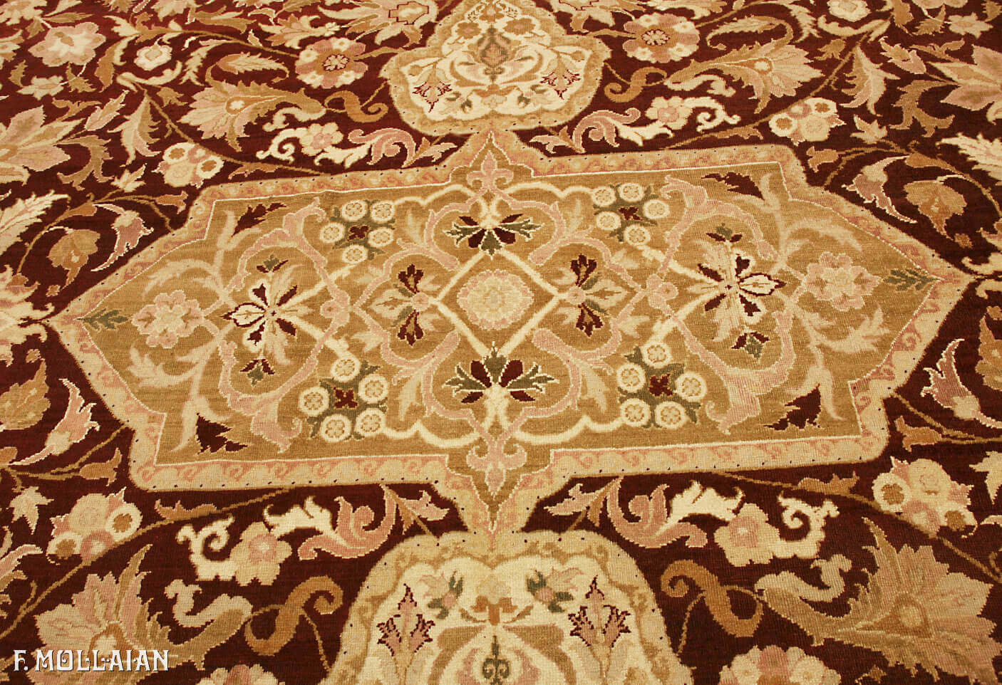 A Very Large Antique Indian Amirstar Carpet n°:31833219